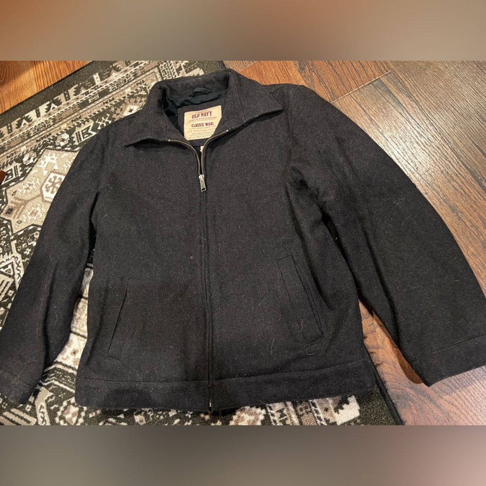 Old Navy Men's Black Bomber Jacket
